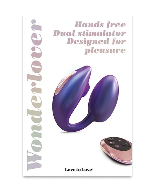 Love to Love Wonderlover Dual Stimulator - Iridescent Night | Shop Lowest Prices at Funlove.com