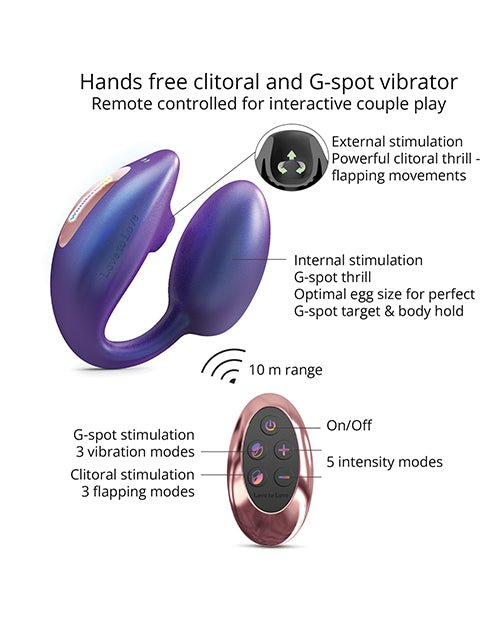 Love to Love Wonderlover Dual Stimulator - Iridescent Night | Shop Lowest Prices at Funlove.com