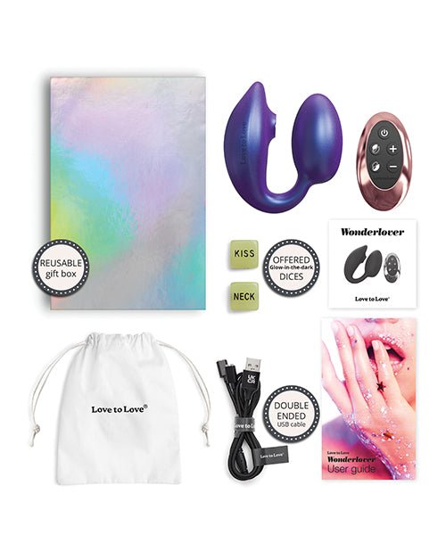 Love to Love Wonderlover Dual Stimulator - Iridescent Night | Shop Lowest Prices at Funlove.com