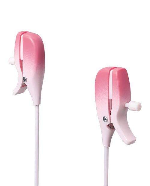 Lovense Gemini Vibrating Nipple Clamps - Pink | Shop Lowest Prices at Funlove.com