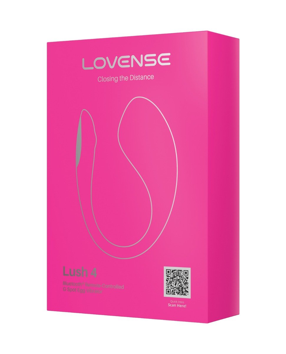 Lovense Lush 4.0 Bluetooth G - Spot Egg Camming Vibrator - Pink | Shop Lowest Prices at Funlove.com