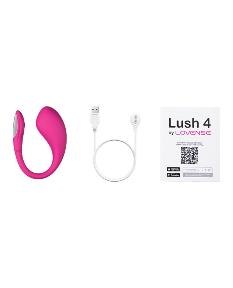 Lovense Lush 4.0 Bluetooth G - Spot Egg Camming Vibrator - Pink | Shop Lowest Prices at Funlove.com