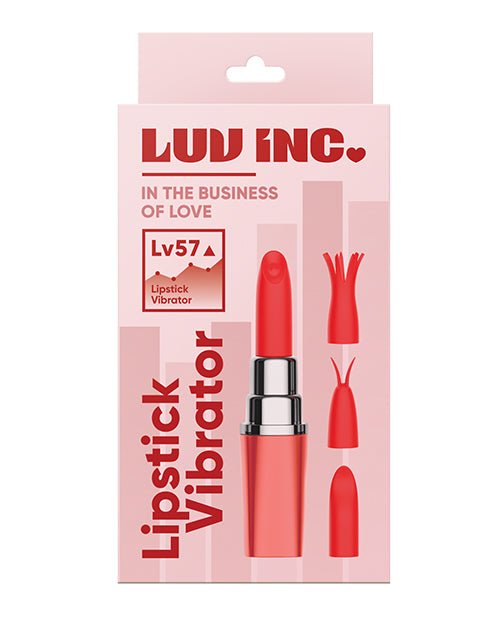 Luv Inc. Lipstick Vibrator With 3 Heads | Shop Lowest Prices at Funlove.com