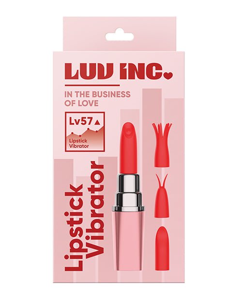 Luv Inc. Lipstick Vibrator With 3 Heads | Shop Lowest Prices at Funlove.com