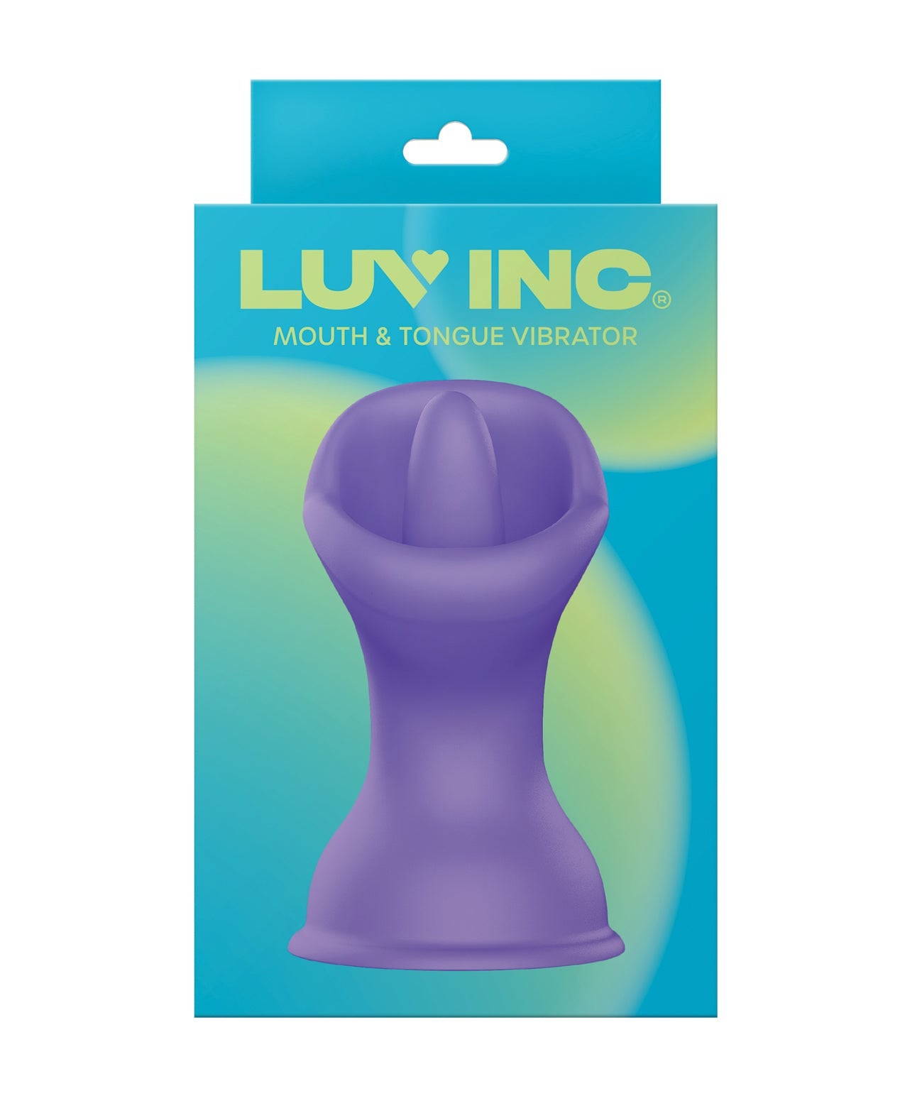 Luv Inc. Mouth & Tougue Suction Cup Vibrator - Purple | Shop Lowest Prices at Funlove.com
