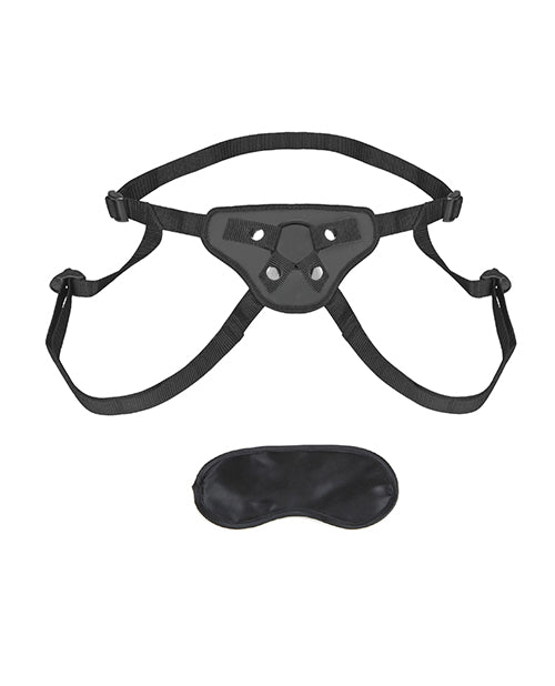 Lux Fetish Beginners Strap On Harness - Black | Shop Lowest Prices at Funlove.com