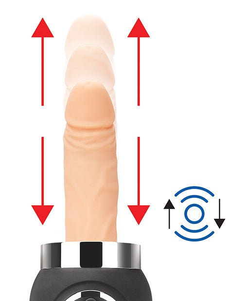 Lux Fetish Rechargeable Thrusting Compact Sex Machine With Remote | Shop Lowest Prices at Funlove.com