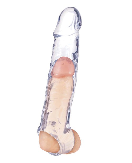 Magic 6.5" Penis Extender & Ball Strap - Clear | Shop Lowest Prices at Funlove.com