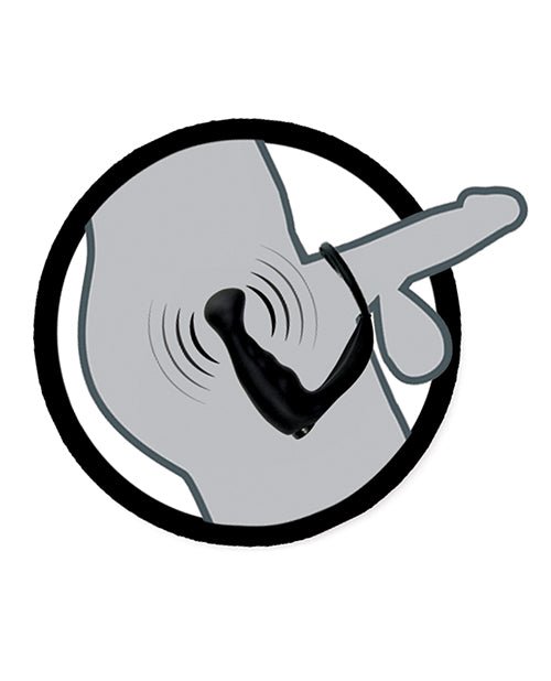 Magic Slimfit Anal Plug w/Remote Control - Black | Shop Lowest Prices at Funlove.com