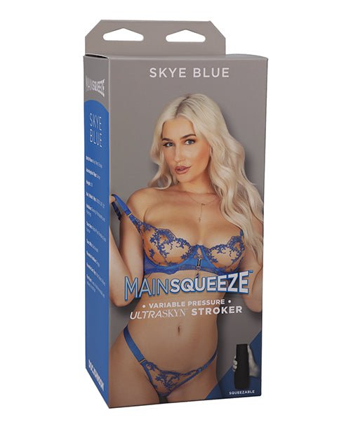 Main Squeeze ULTRASKYN Pussy Stroker - Skye Blue | Shop Lowest Prices at Funlove.com