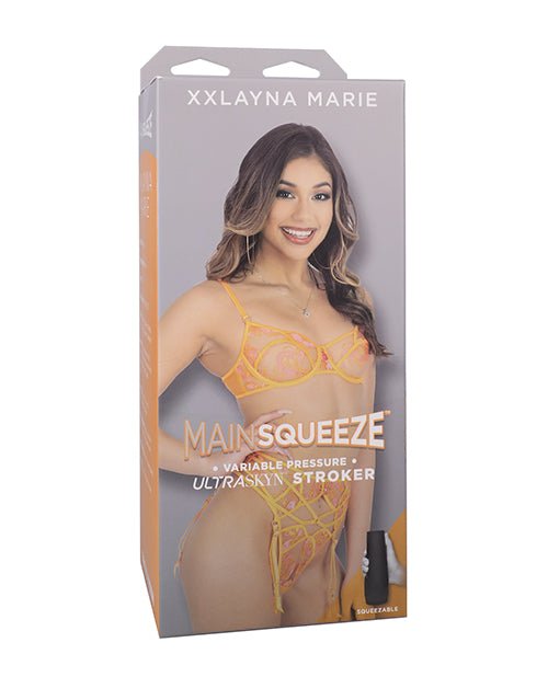 Main Squeeze ULTRASKYN Pussy Stroker - Xxlayna Marie, Caramel | Shop Lowest Prices at Funlove.com