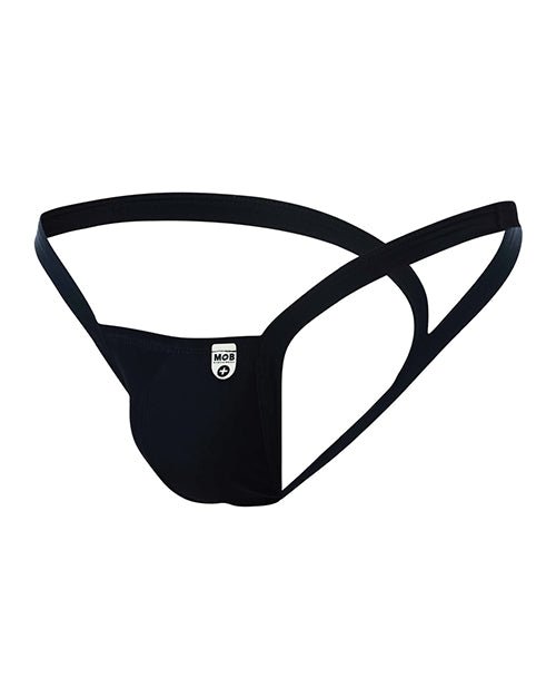 Male Basics Y Buns Thong Black LG | Shop Lowest Prices at Funlove.com