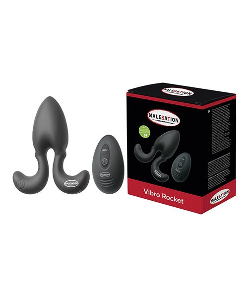 Malesation Vibro Rocket Anal Plug - Black | Shop Lowest Prices at Funlove.com
