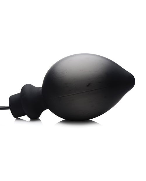 Master Series Ass - Pand Inflatable Silicone Anal Plug - Black | Shop Lowest Prices at Funlove.com