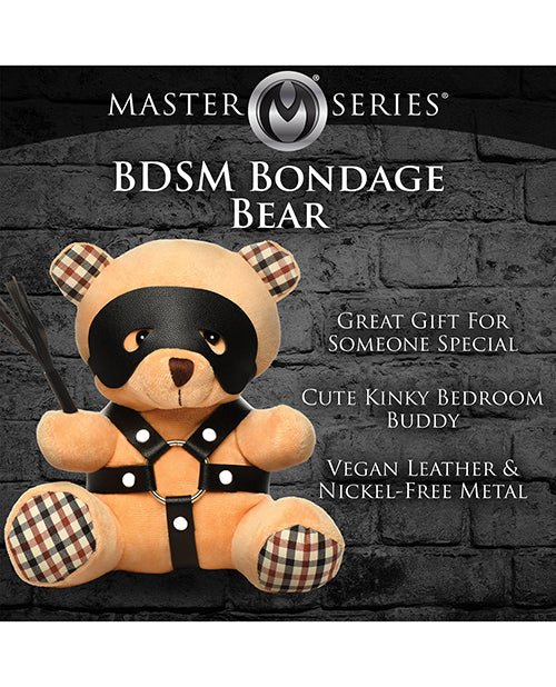 Master Series BDSM Teddy Bear Plush | Shop Lowest Prices at Funlove.com