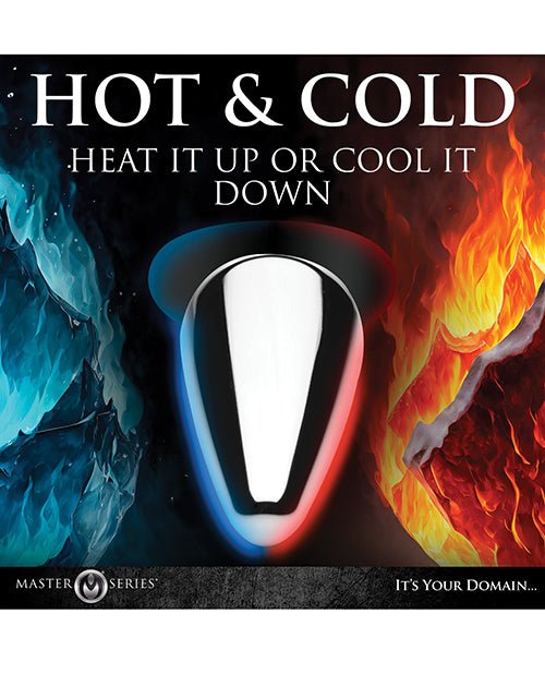 Master Series Butt Slut Metal & Silicone Butt Plug - Metal/Black | Shop Lowest Prices at Funlove.com