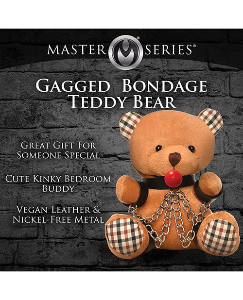 Master Series Gagged Teddy Bear Plush | Shop Lowest Prices at Funlove.com