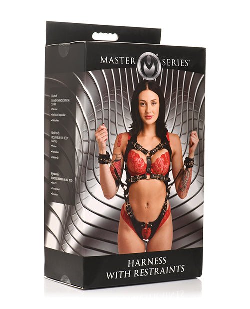 Master Series Harness w/Restraints - Black | Shop Lowest Prices at Funlove.com