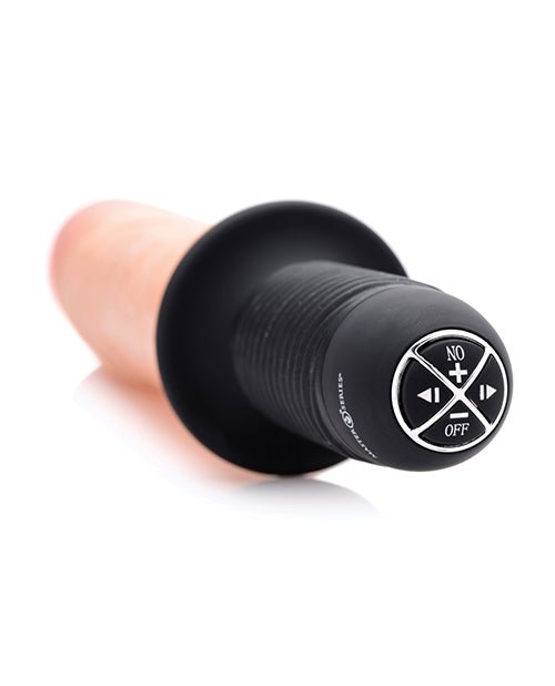 Master Series Onslaught 13 Mode XL Vibrating Dildo Thruster - Light | Shop Lowest Prices at Funlove.com