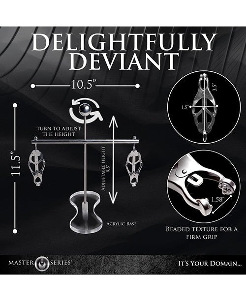 Master Series Tower of Pain Nipple Clamps | Shop Lowest Prices at Funlove.com