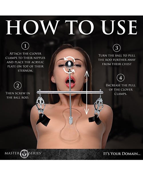 Master Series Tower of Pain Nipple Clamps | Shop Lowest Prices at Funlove.com