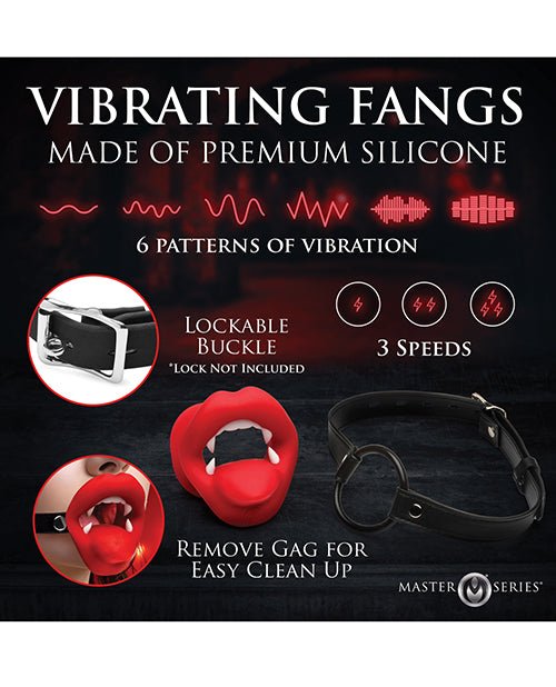 Master Series - Vampire Vibrating Mouth Gag | Shop Lowest Prices at Funlove.com