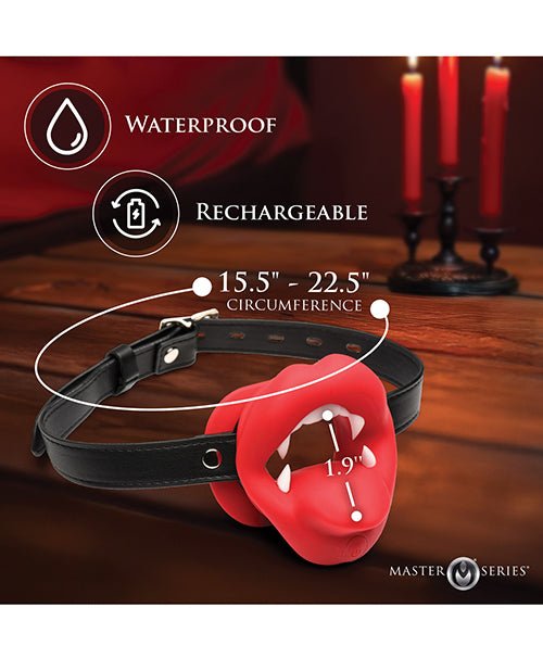 Master Series - Vampire Vibrating Mouth Gag | Shop Lowest Prices at Funlove.com