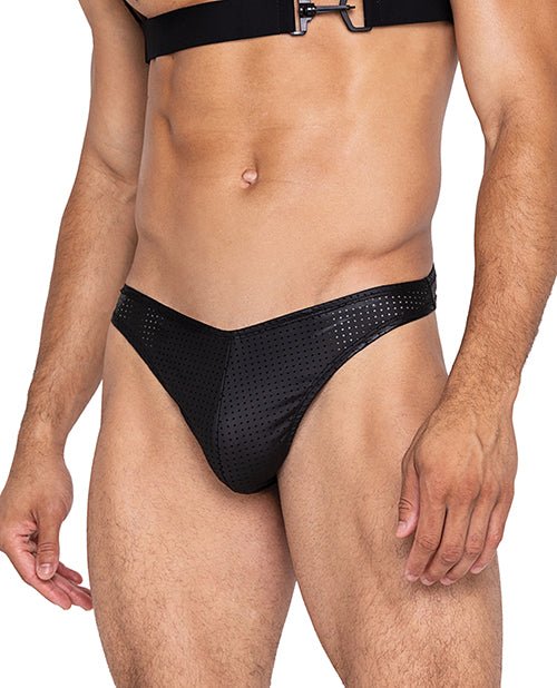 Master Thong W/contoured Pouch Black | Shop Lowest Prices at Funlove.com