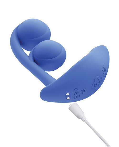 Melody Twin Balls Clit & G - Spot Vibrator - Blue | Shop Lowest Prices at Funlove.com