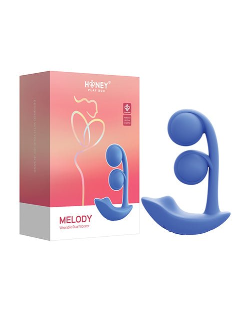 Melody Twin Balls Clit & G - Spot Vibrator - Blue | Shop Lowest Prices at Funlove.com