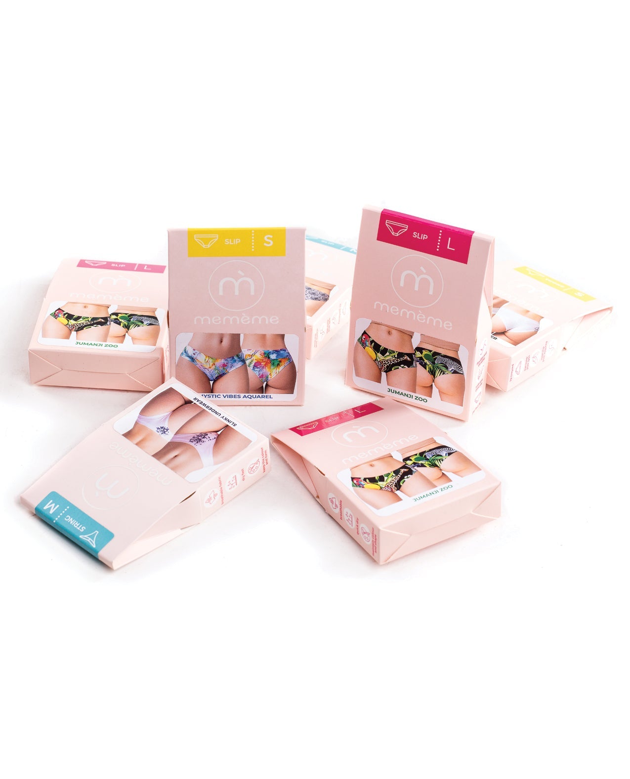 Mememe Botanic Panic Lips Printed Thong SM | Shop Lowest Prices at Funlove.com