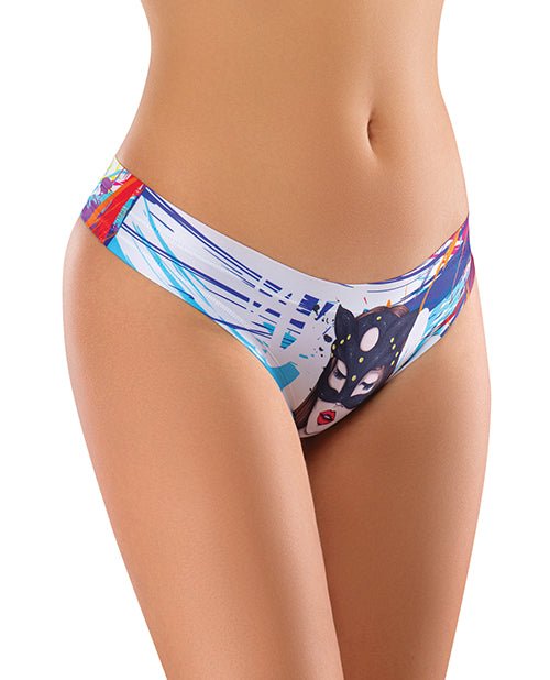Mememe Cabal Freya Printed Thong SM | Shop Lowest Prices at Funlove.com