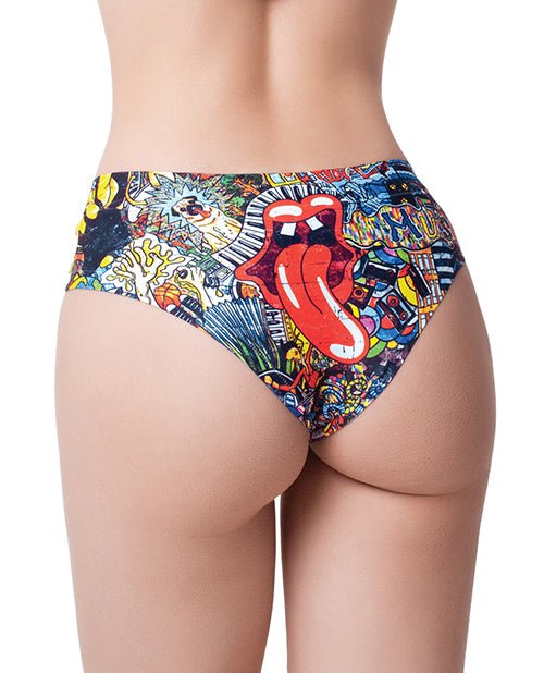 Mememe Psychotropical Trash Printed Slip XL | Shop Lowest Prices at Funlove.com