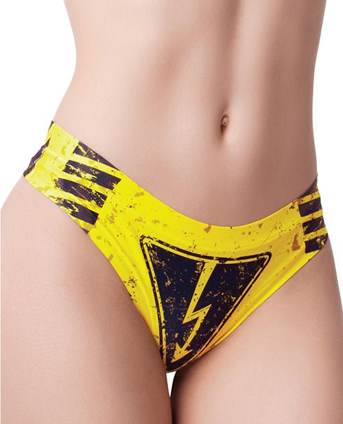 Mememe Urban Geeks Members Only Printed Thong LG | Shop Lowest Prices at Funlove.com