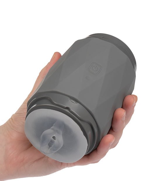 Milk Master Vibro Squeeze Pussy Stroker - Black | Shop Lowest Prices at Funlove.com