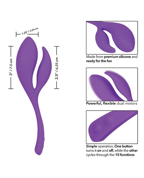 Mini Marvels Silicone Marvelous Climaxer - Purple | Shop Lowest Prices at Funlove.com