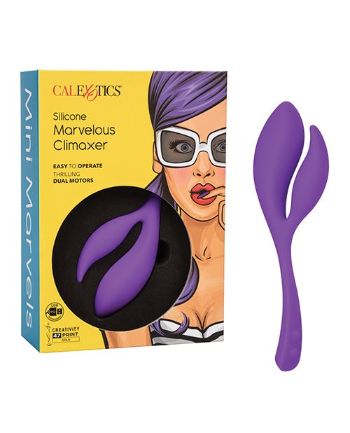 Mini Marvels Silicone Marvelous Climaxer - Purple | Shop Lowest Prices at Funlove.com