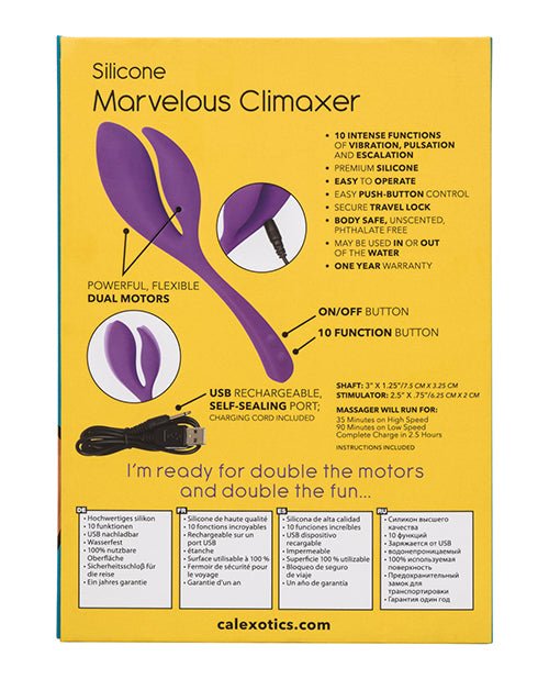 Mini Marvels Silicone Marvelous Climaxer - Purple | Shop Lowest Prices at Funlove.com