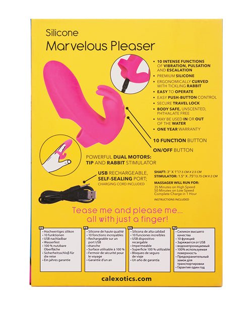 Mini Marvels Silicone Marvelous Pleaser - Pink | Shop Lowest Prices at Funlove.com
