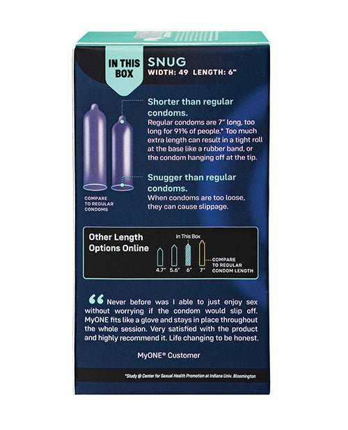 My One Snug Condoms - Pack of 10 | Shop Lowest Prices at Funlove.com