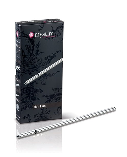 Mystim Thin Finn eStim Urethral Sound - Silver | Shop Lowest Prices at Funlove.com