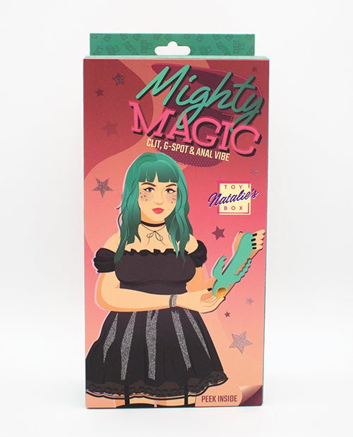 Natalie's Toy Box Mighty Magic Clit, G - Spot & Anal Vibrator | Shop Lowest Prices at Funlove.com