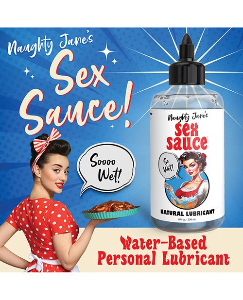 Naughty Jane's Sex Sauce Natural Lubricant - 8 oz | Shop Lowest Prices at Funlove.com