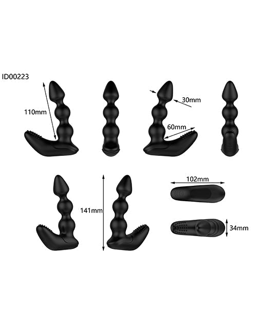 Nexus Bendz Bendable Prostate & Perineum Massager - Black | Shop Lowest Prices at Funlove.com