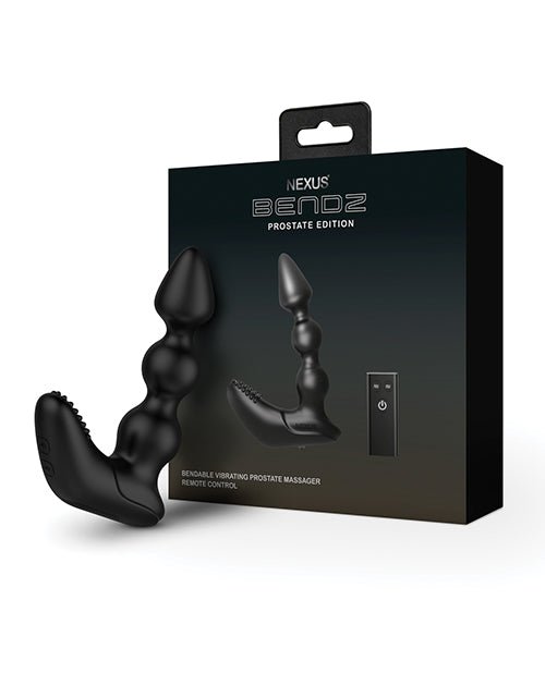 Nexus Bendz Bendable Prostate & Perineum Massager - Black | Shop Lowest Prices at Funlove.com