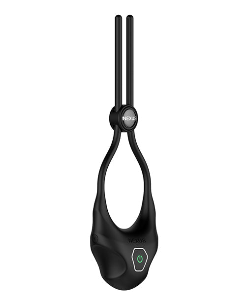 Nexus Forge Single Lasso Vibrating Cock Ring - Black | Shop Lowest Prices at Funlove.com