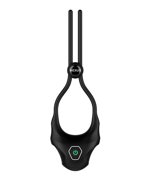 Nexus Forge Single Lasso Vibrating Cock Ring - Black | Shop Lowest Prices at Funlove.com