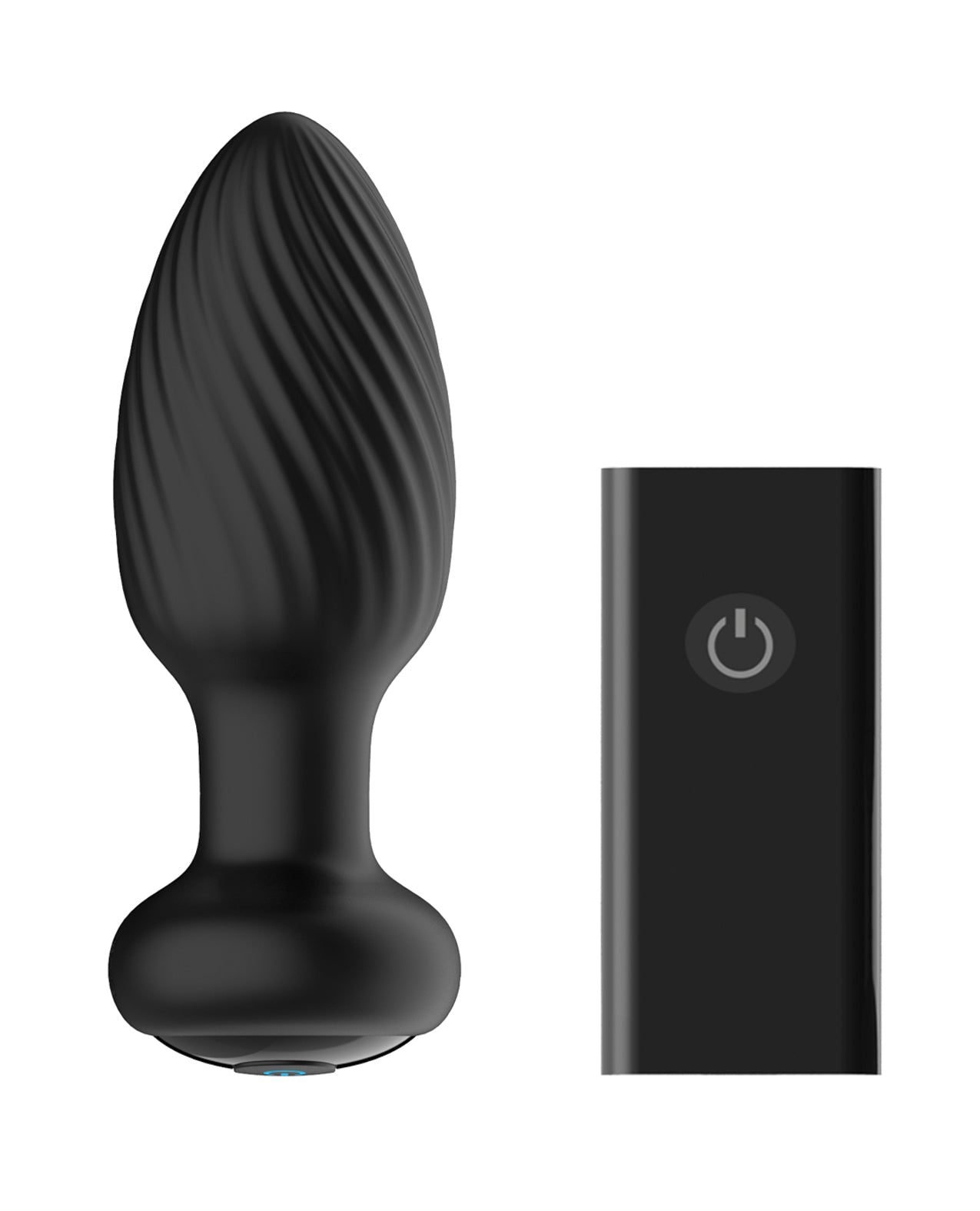 Nexus Tornado Rotating & Vibrating Small Butt Plug - Black | Shop Lowest Prices at Funlove.com