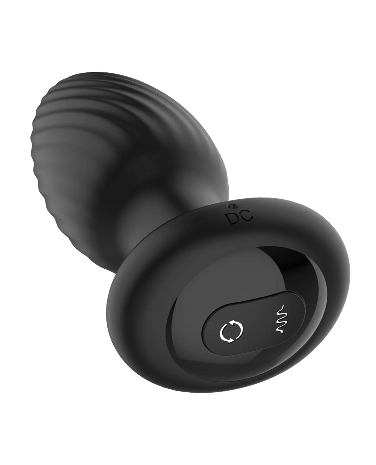 Nexus Tornado Rotating & Vibrating Small Butt Plug - Black | Shop Lowest Prices at Funlove.com