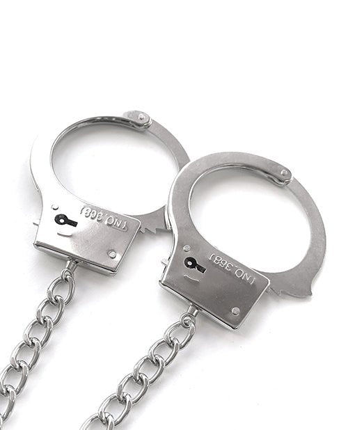 Nixie Metal Butt Plug W/inlaid Jewel & Fur Cuff Set | Shop Lowest Prices at Funlove.com